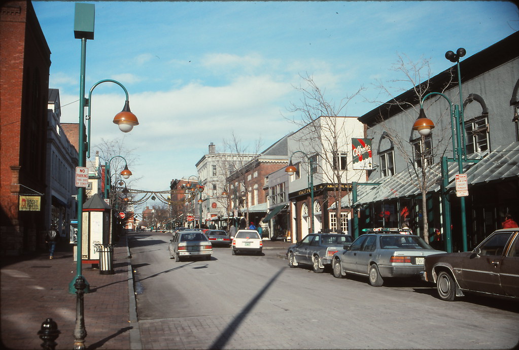 Church Street, Burlington, VT Jan 1991 Todd Jacobson Flickr