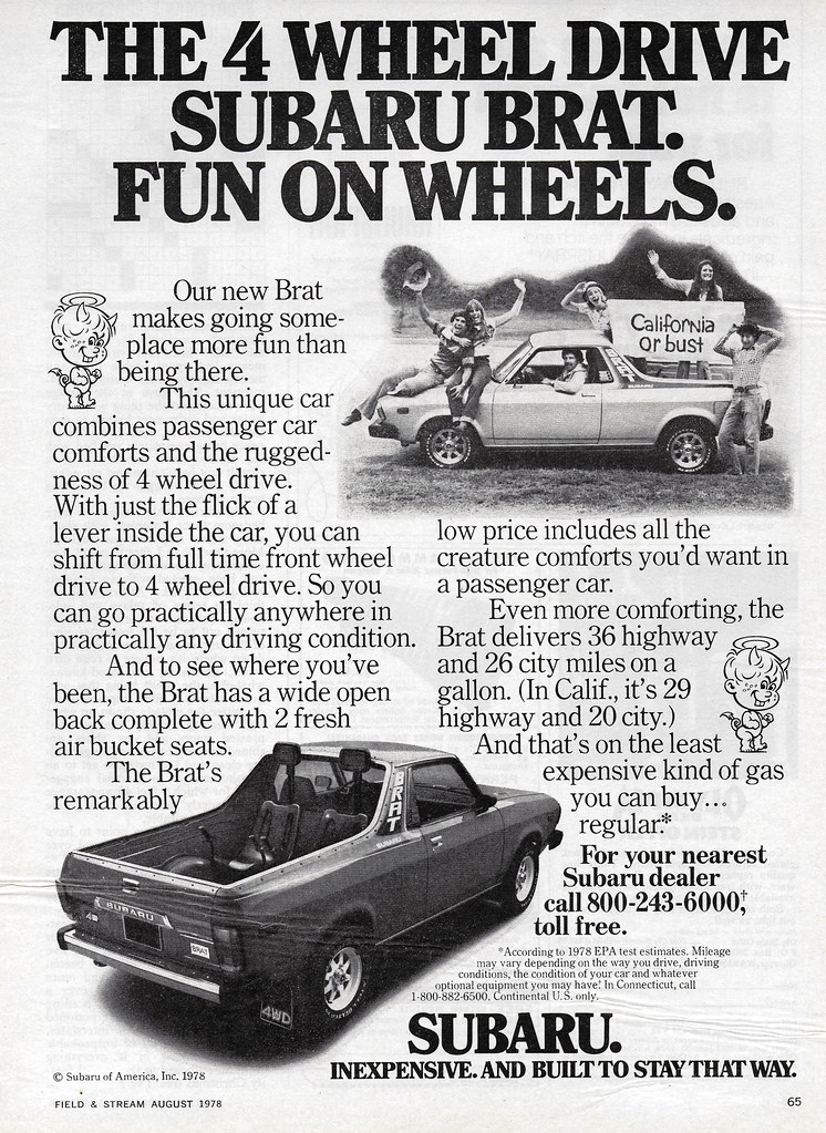 1978 Subaru Brat (USA) Michael Flickr
