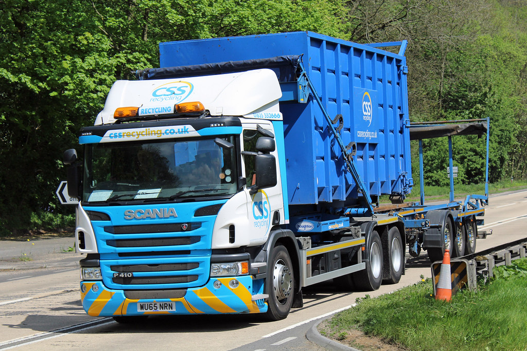 CSS Recycling, Newbury WU65 NRN, Scania Pseries on Crickl… Flickr
