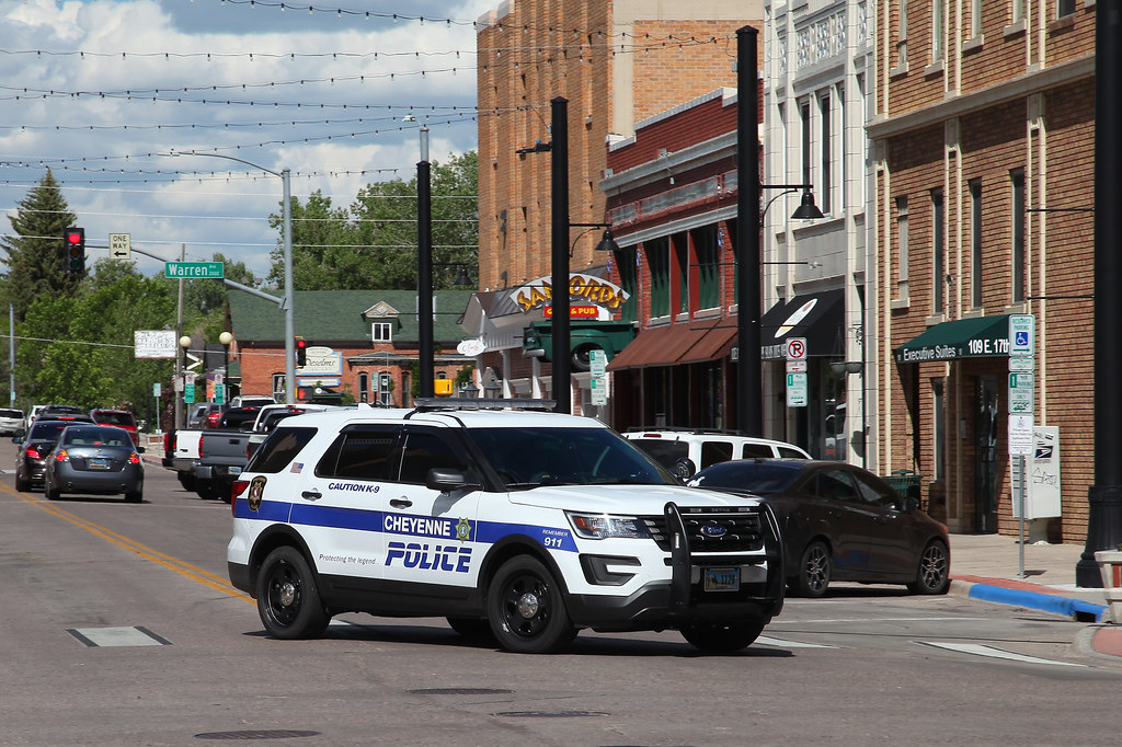 Cheyenne Police Three units came through downtown pretty f… Flickr