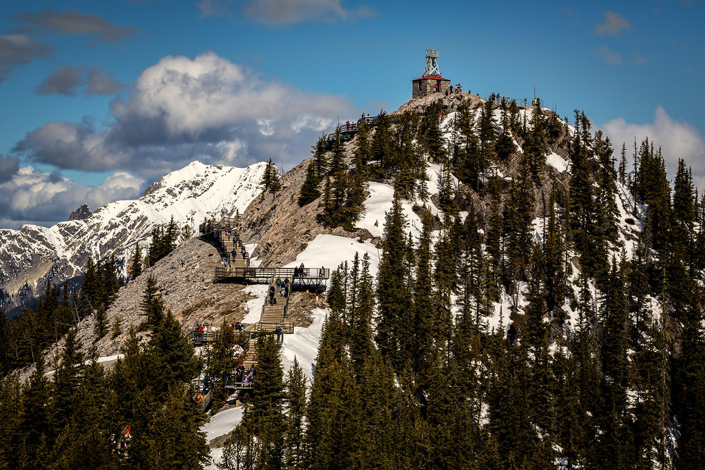Weather Station On top of Sulphur Mountain, nr Banff, Albe… Flickr