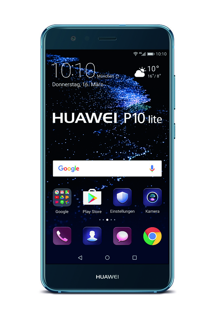 Huawei P10 lite saphierblau Details blog.telefonica