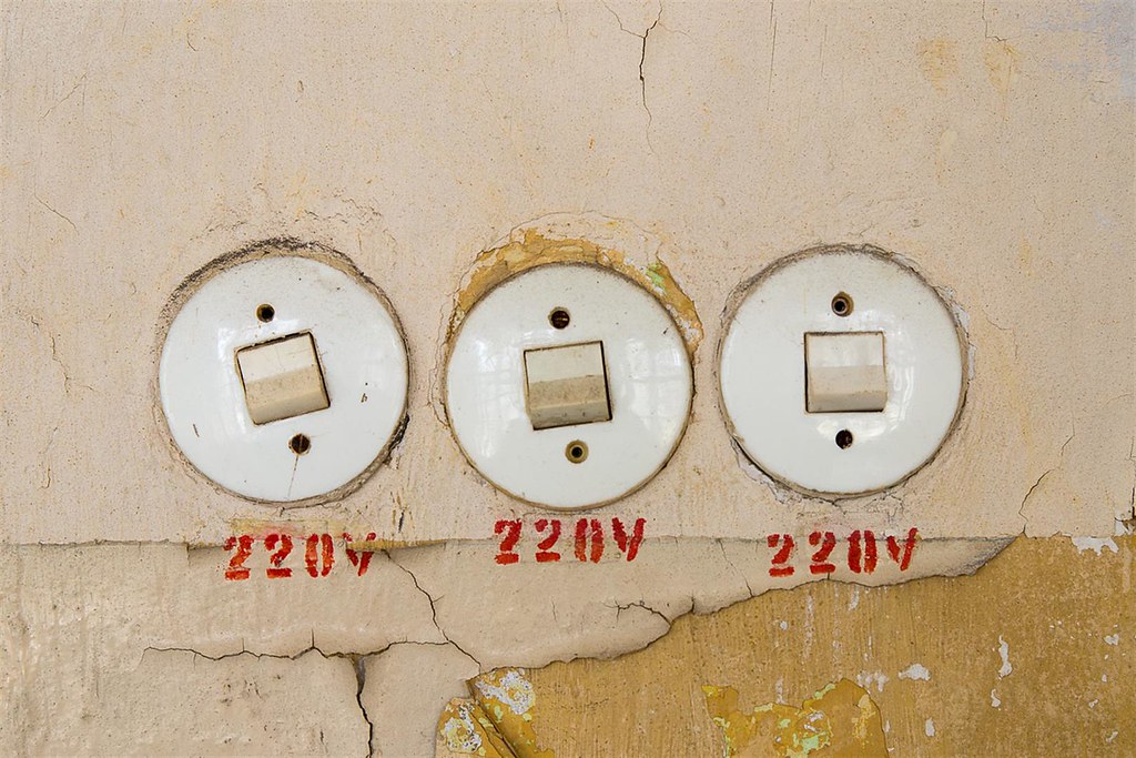 Russian electric installation inside an abandoned barrack.… Flickr