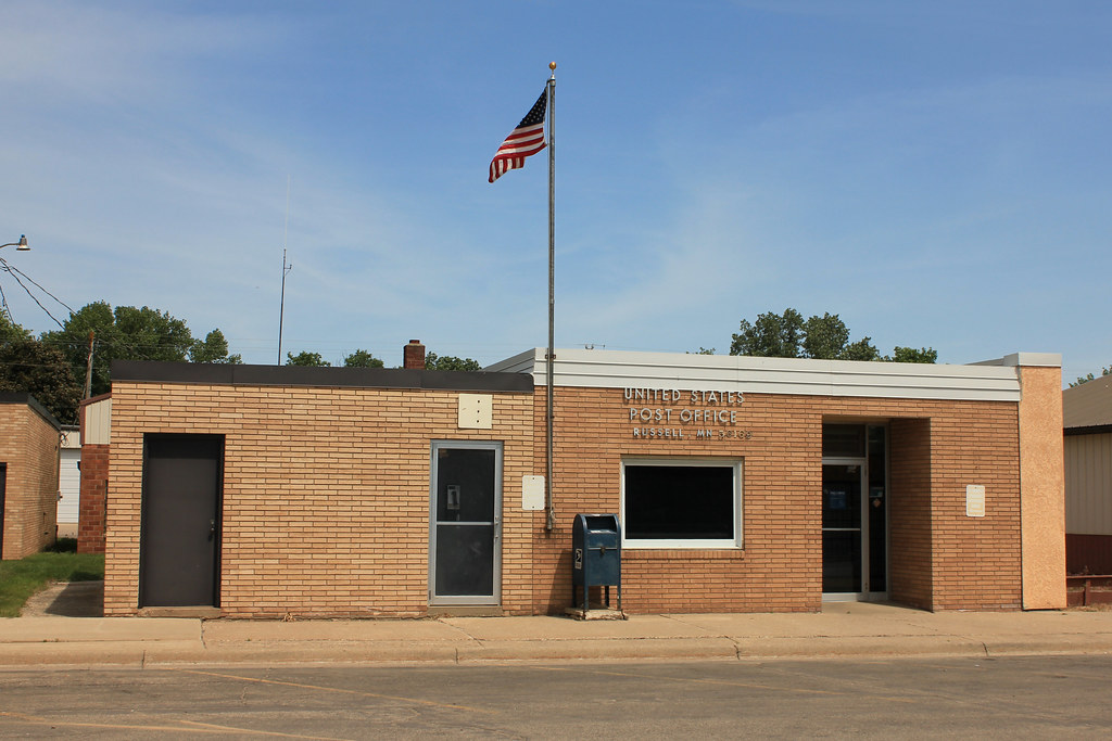 Post Office Russell, MN Tom McLaughlin Flickr