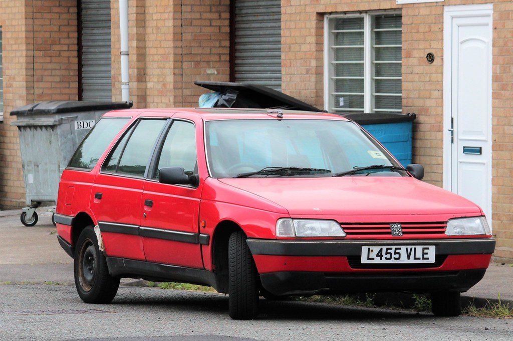 L455 VLE 1993 Peugeot 405 GLD estate. Failed an MoT test 4… Flickr