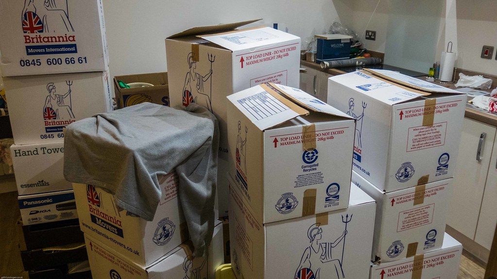 Wharfe78 Moving in day boxes everywhere gerrylawson Flickr