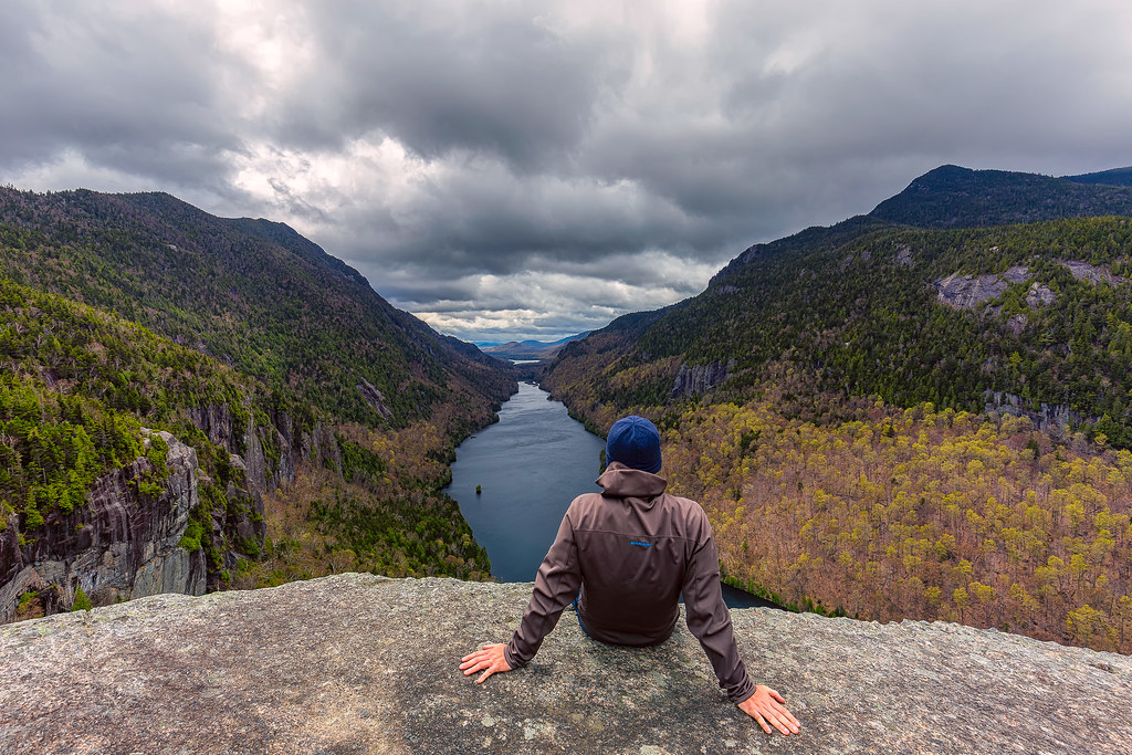 Indian Head Vista Lower Ausable Lake link to the hiking … Lukas
