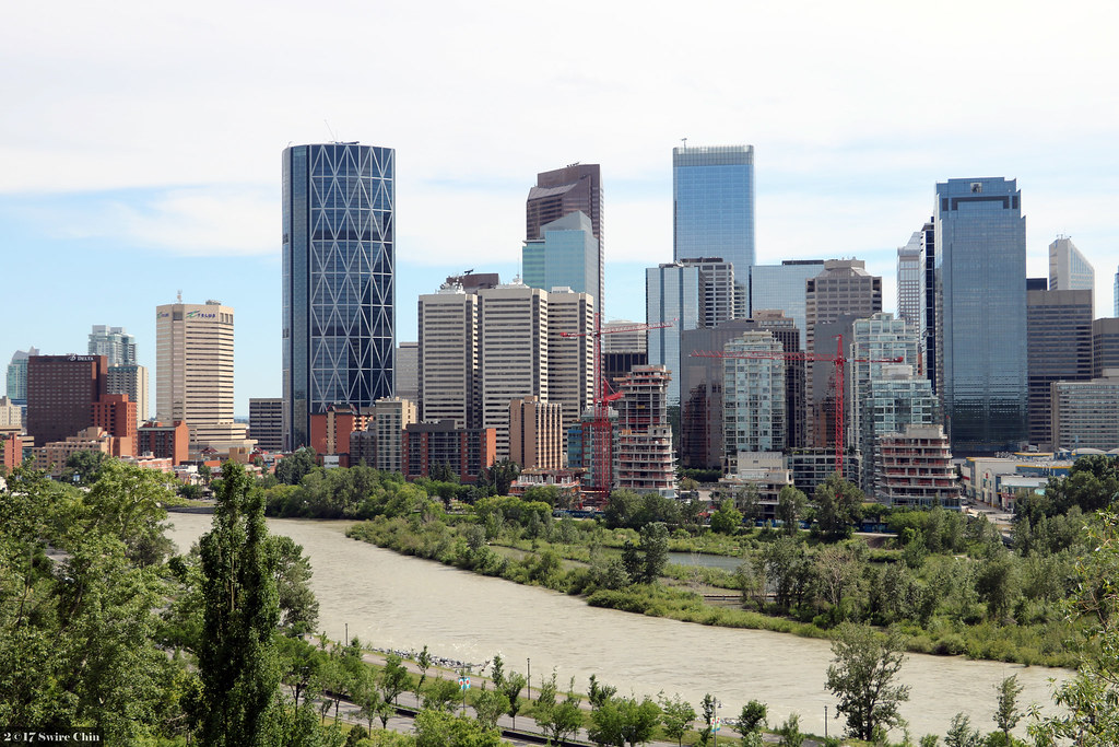 Calgary skyline from Crescent Heights (SE view) After visi… Flickr