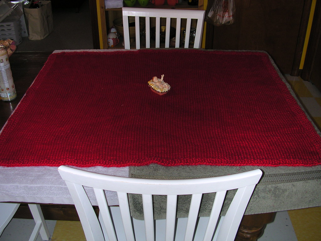 baby blanket done The baby jesus gives it two arms up. Eva Flickr