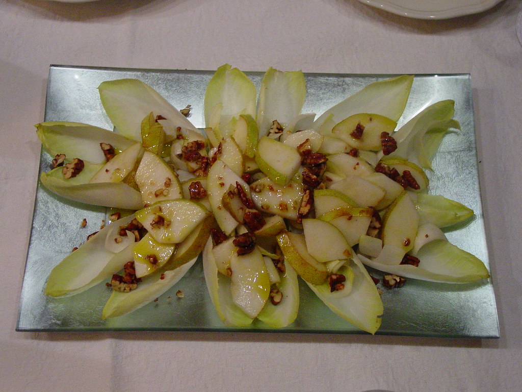 DSC01168 Belgian endive salad with pears and candied pecan… Flickr