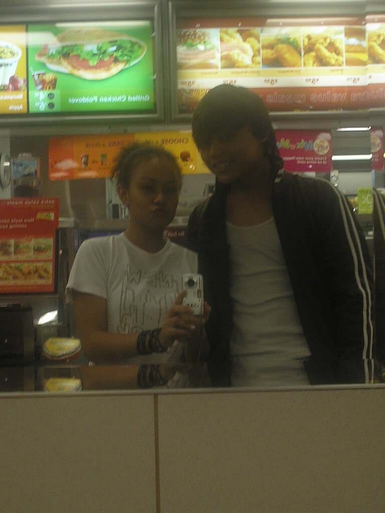 me and adnan sayang. he came to meet us at mac laney