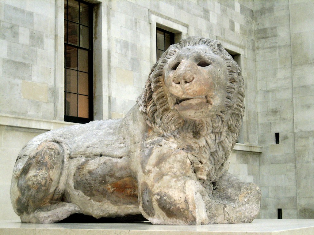 Lion Statue at British Museum I am always astonished at th… Flickr
