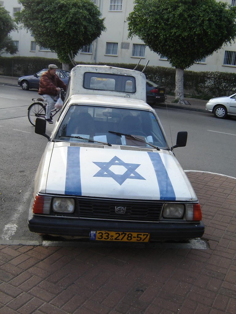 Israeli car An Israeli car in New Akko.Akko/Acre, a city o… Flickr