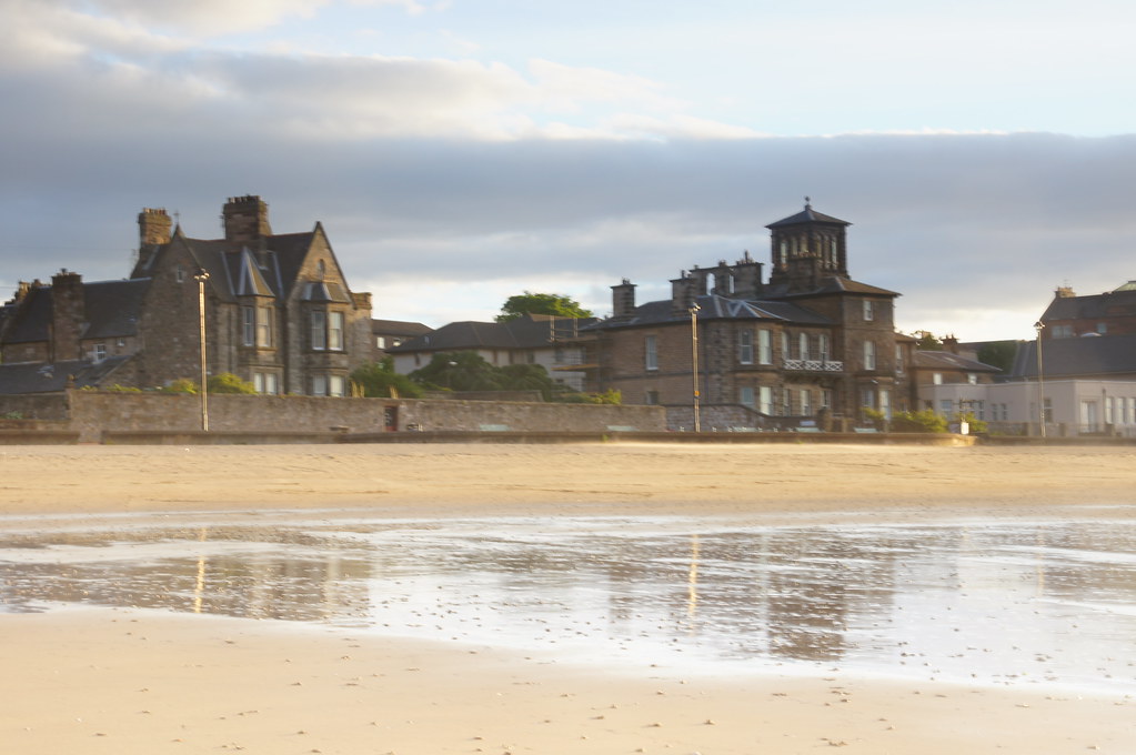 Portobello Prom Reflecting on the wet sand Nik Watt Flickr