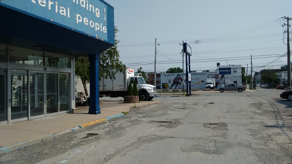 The old Piercey's parking lot Robie Street, Halifax NS. Flickr