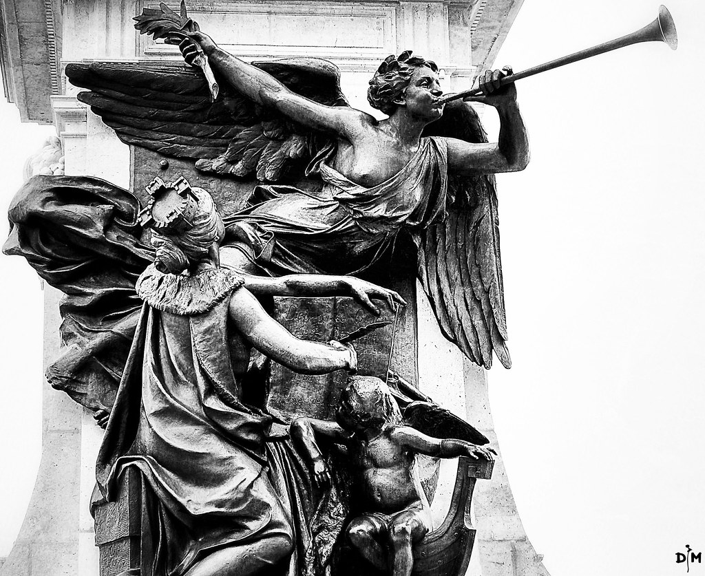 Angel of the Apocalypse Blowing Trumpet photographymontreal Flickr