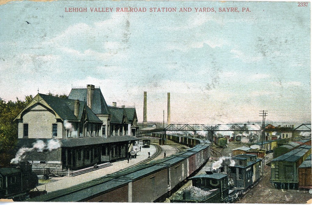 Sayre PA LVRR Station 1907009 Postcards and Whatever Flickr