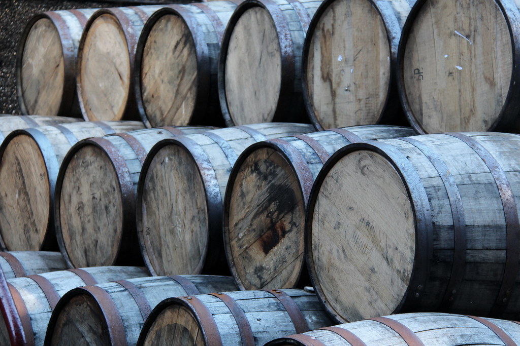 Empty Whisky Barrels Empty whisky barrels at Deanston's wh… Flickr