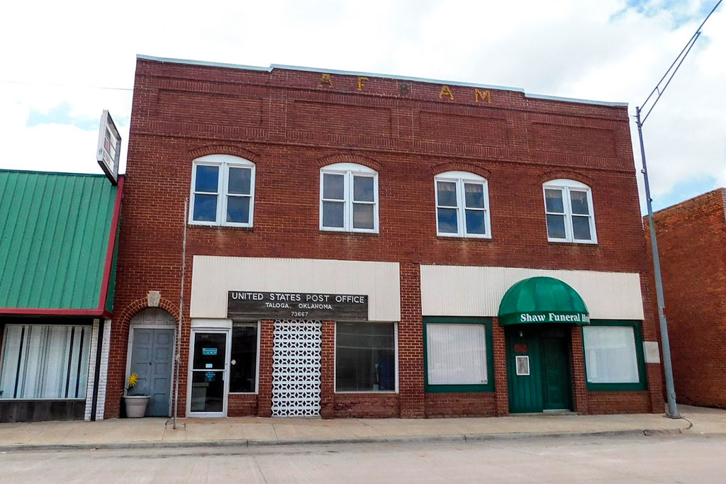 Taloga, OK post office Dewey County. Photo by J Emerson, A… Flickr