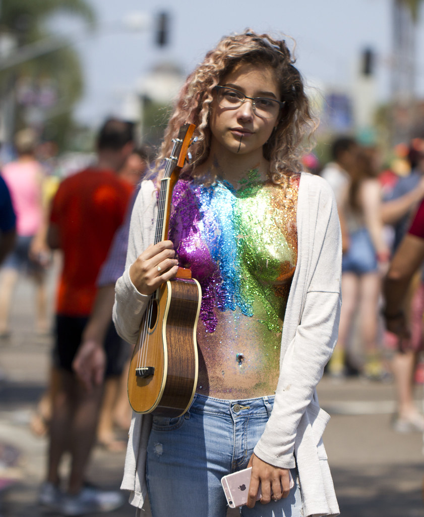 Pride bodypaint Nathan Rupert Flickr
