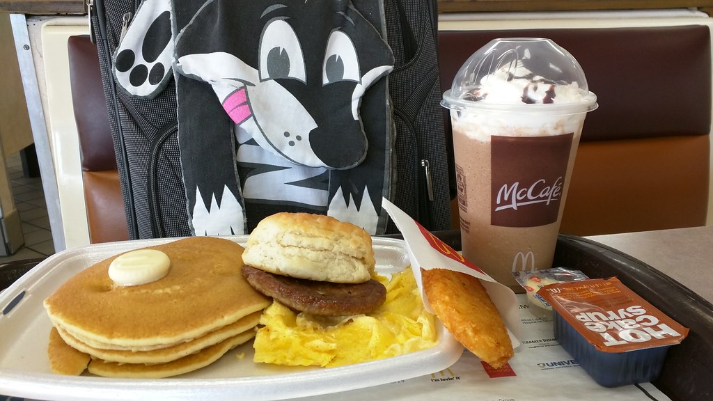 Big Breakfast with hotcakes and Mocha Frappe McDonald's 41… Flickr