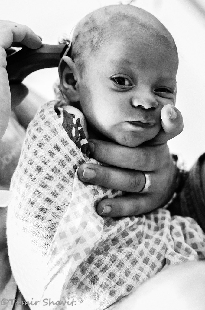 Re'em This is an Indian tradition, shaving a baby's head a… Flickr