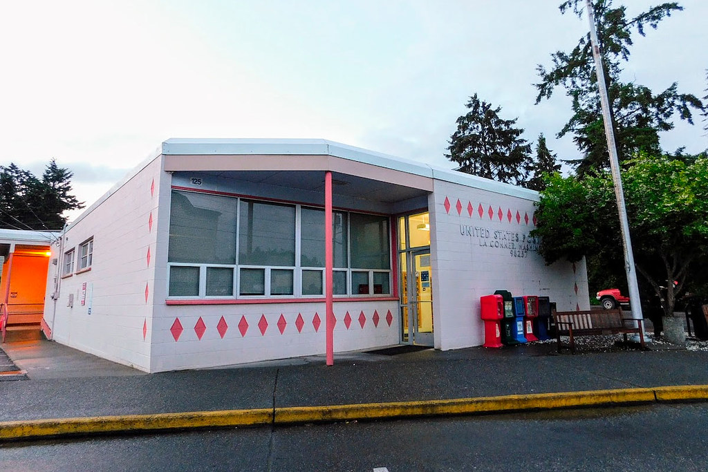 La Conner, WA post office Skagit County. Photo by J Emerso… Flickr