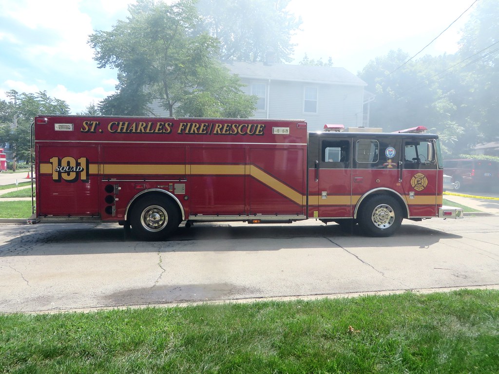 IL St Charles Fire Department Squad 101 At St Charles Fi… Flickr