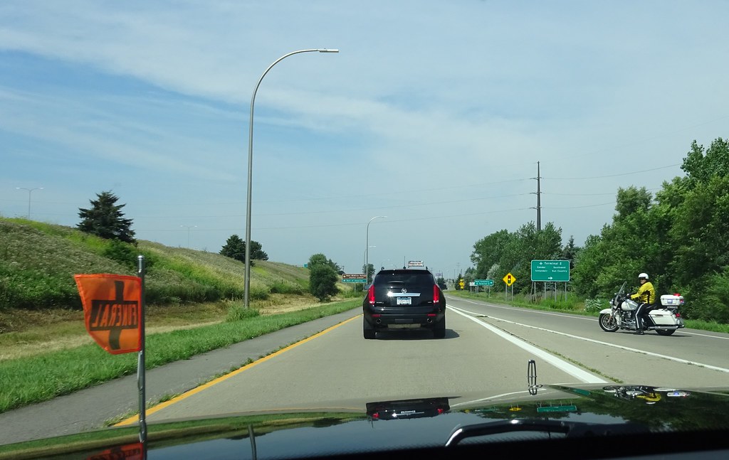 Funeral Procession Escort guarding the procession. Flickr