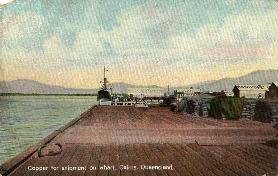 Copper for shipment on wharf in Cairns, Australia circa … Flickr
