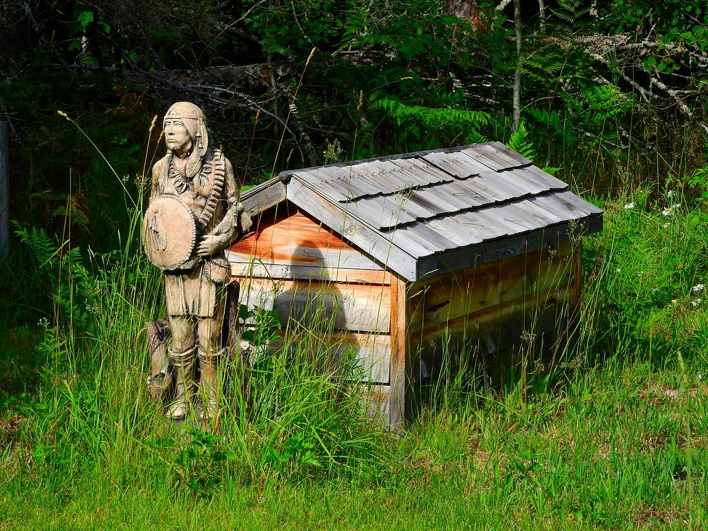 Native American Spirit house and Statue Sugar Island M… Flickr