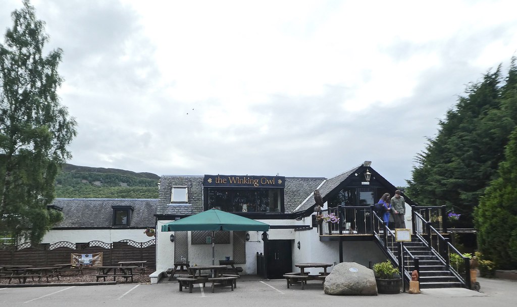 The Winking Owl Aviemore Set back on Grampian Road. Lodg… Flickr