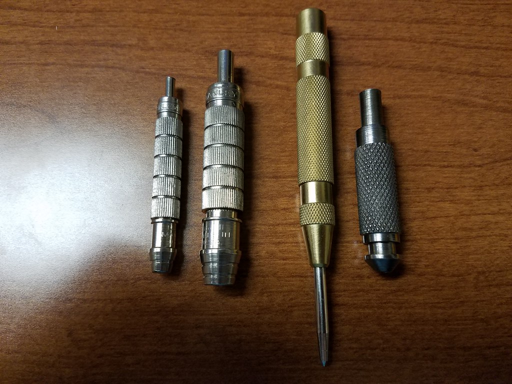 Stanley No 110 and 111 Nail Sets, 2 Center Punches Flickr