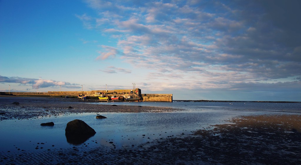 Loughshinny harbour after bad weather. Patrick Coscoran Flickr