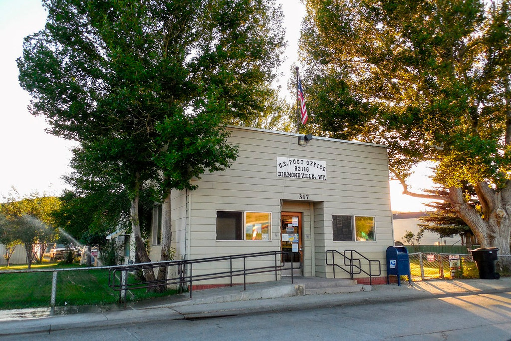 Diamondville, WY post office Lincoln County. Photo by J Em… Flickr