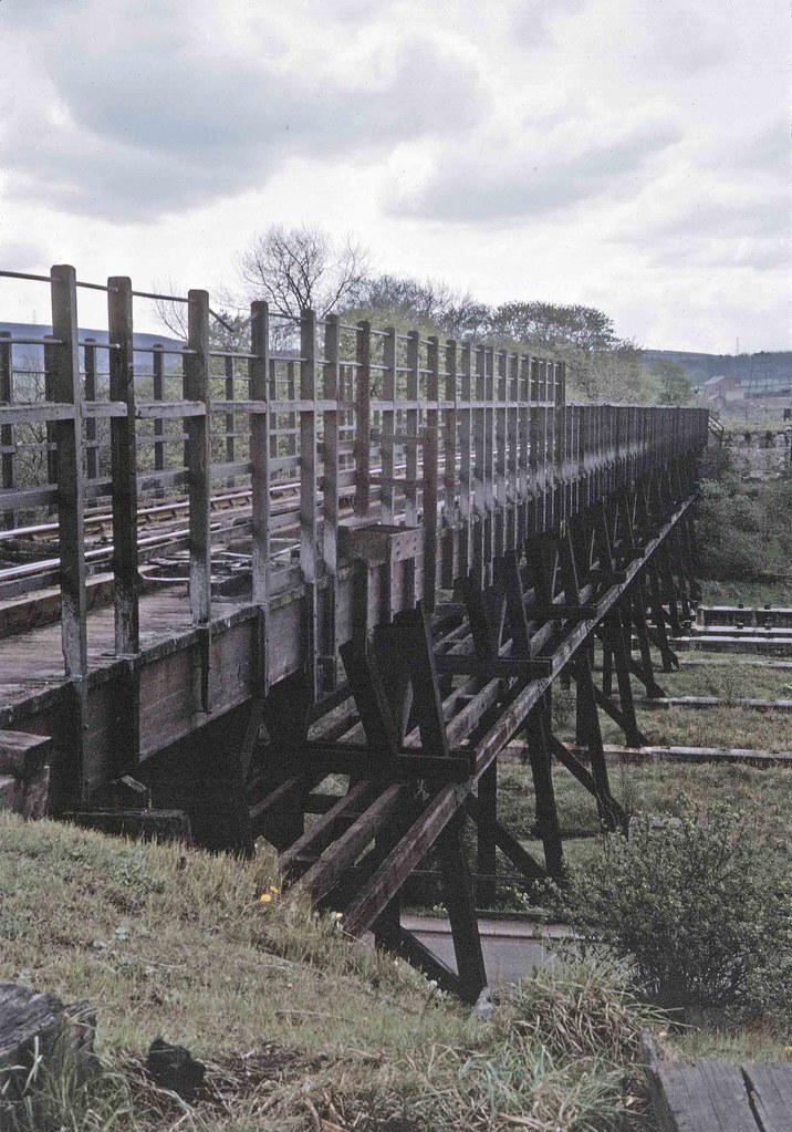 The timber viaduct at Ushaw Moor The timber viaduct over t… Flickr
