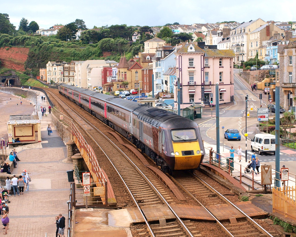 43303 at Dawlish 23/07/17 43003 pass Marine Parade, Dawl… Flickr