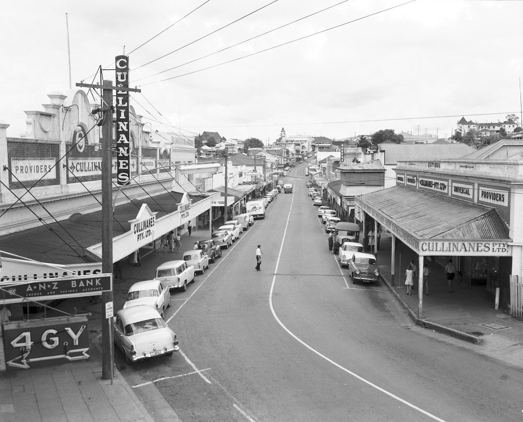 Mary Street, Gympie, 1962 Looking west from near Smithfiel… Flickr