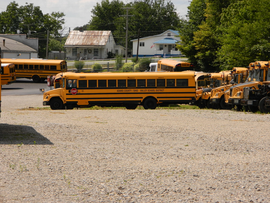 Adams CountyOhio Valley School District 65 (4) Bus lot … Flickr