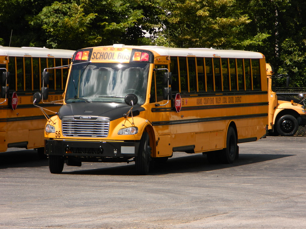 Adams CountyOhio Valley School District 56 (3) Bus lot … Flickr