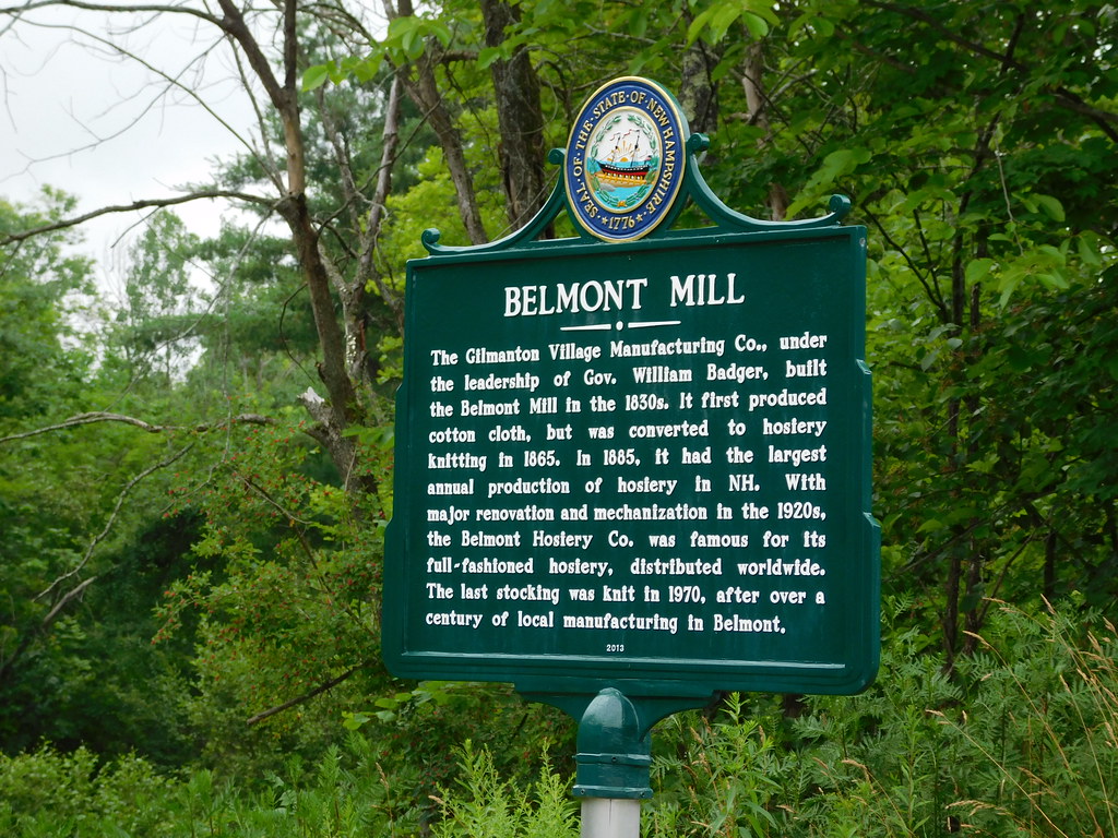 Belmont Mill Historic Marker Belmont, NH Jimmy Emerson, DVM Flickr