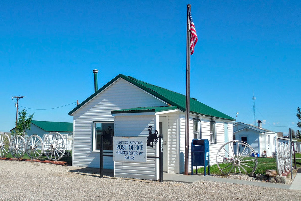 Powder River, WY post office Natrona County. Photo by J Em… Flickr