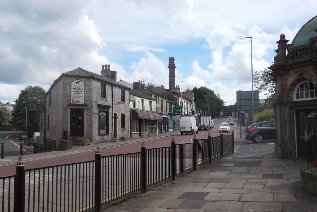 Bolton Road, Darwen, Lancashire India Mill chimney, saddle… Flickr