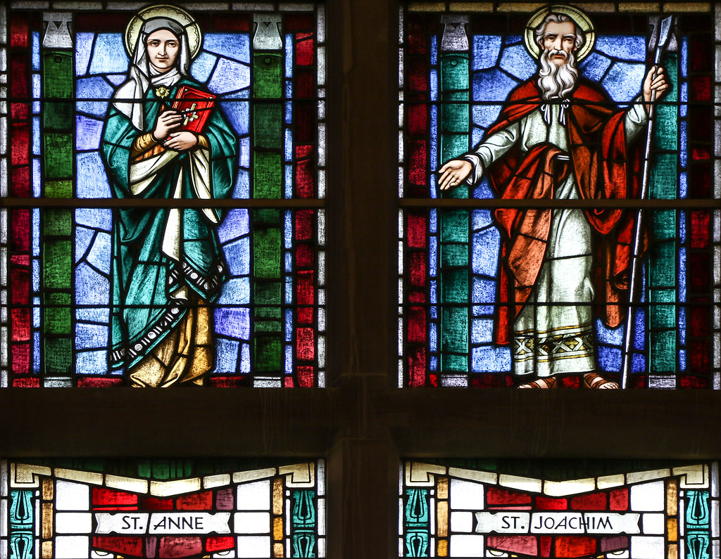St Anne and St Joachim "Joachim and Anne, how blessed a co… Flickr