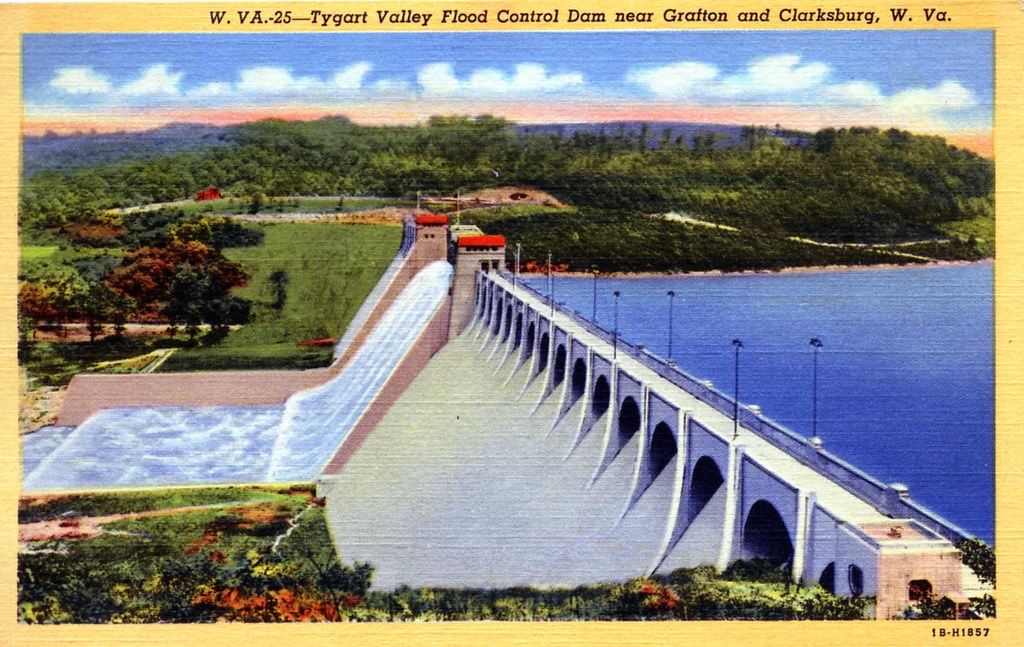 Tygart Valley Dam WV Tygart Valley Flood Control Dam near … Flickr