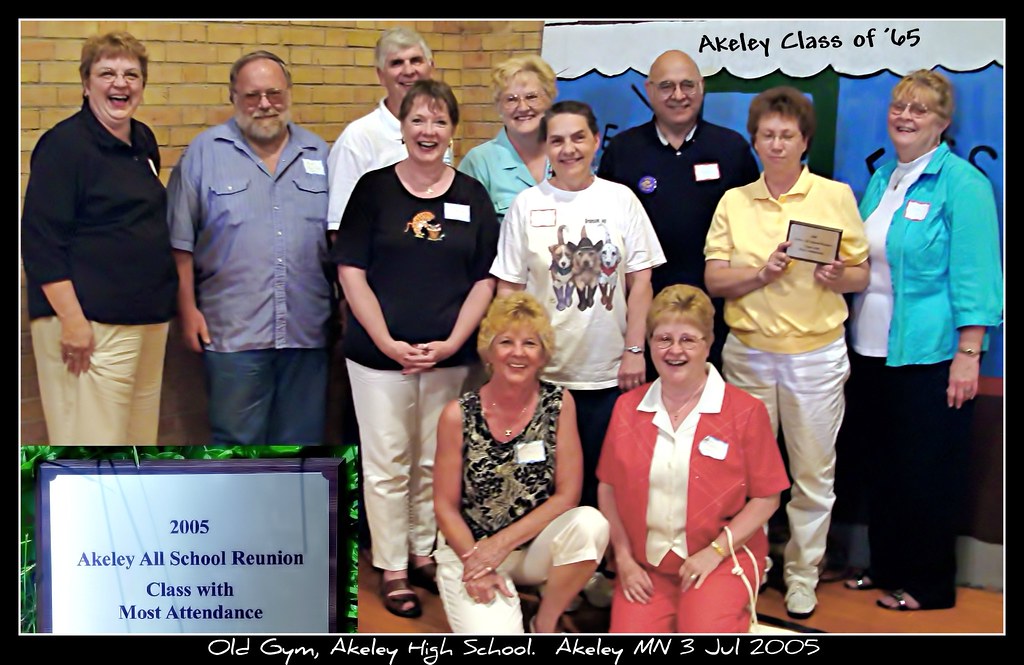 Old Gym, Akeley High School. Akeley MN 3 Jul 2005 Back Row… Flickr