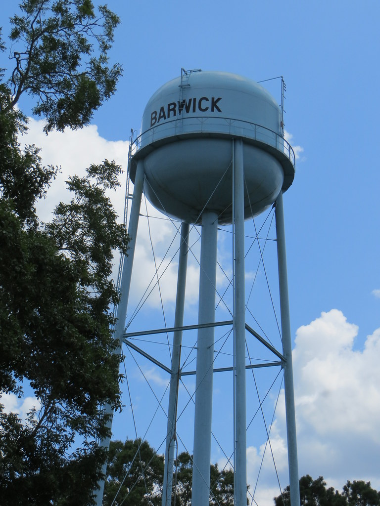 Municipal Water Tower Barwick GA Lance Taylor Flickr