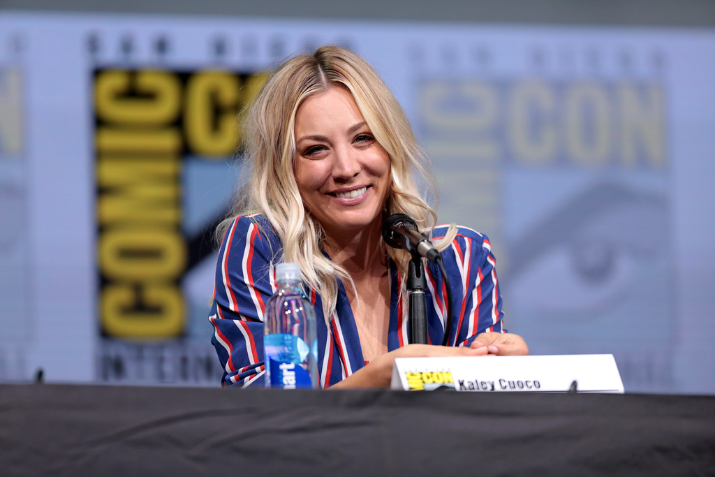 Kaley Cuoco Kaley Cuoco speaking at the 2017 San Diego Com… Flickr