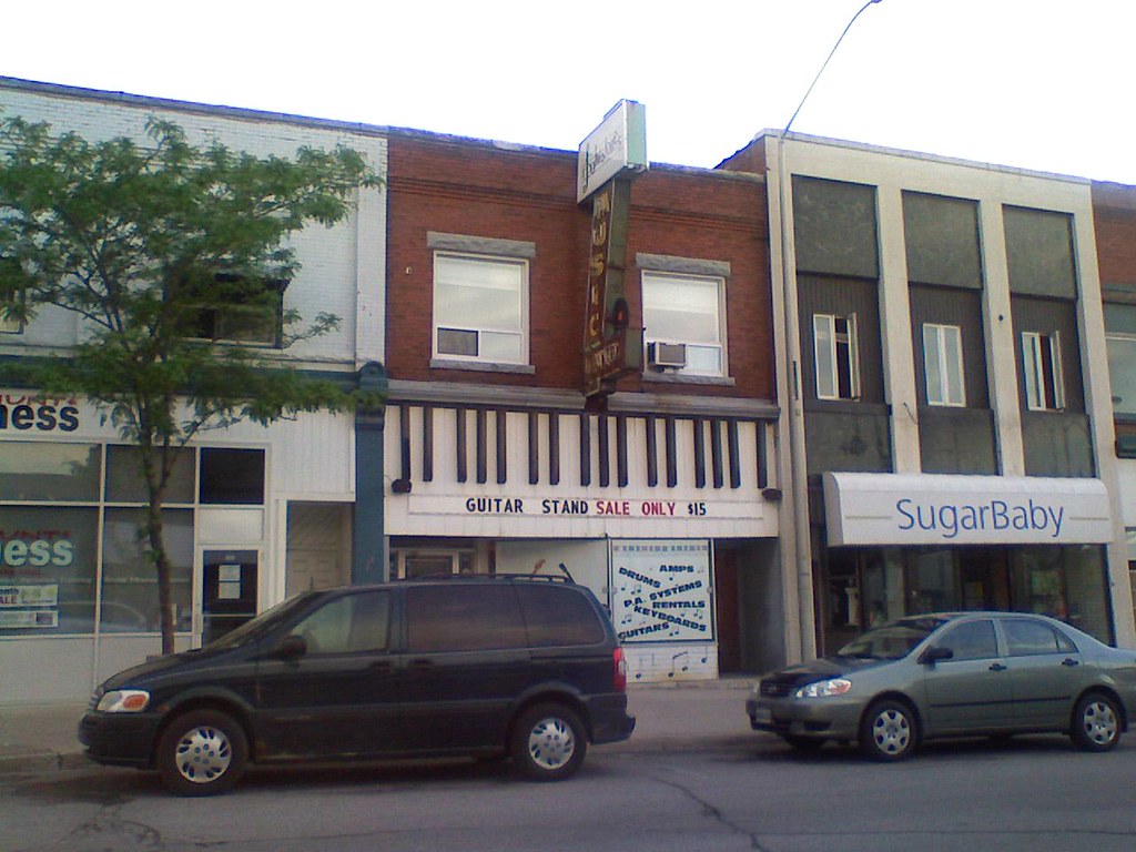 Johnstone's Music Land In downtown Midland, Ontario Flickr