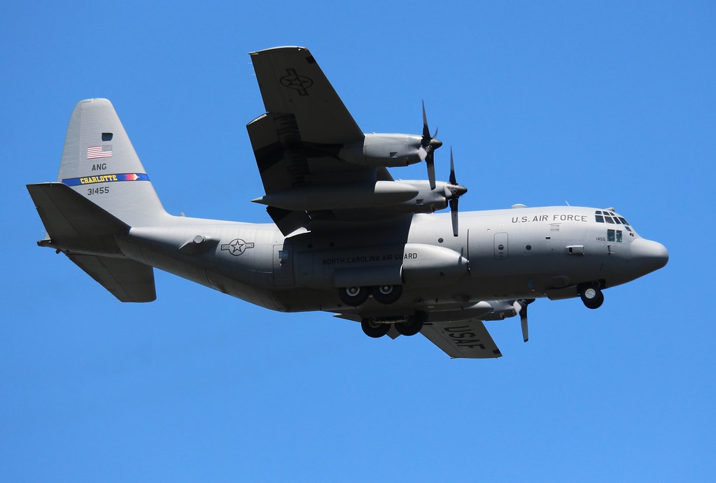 U.S. Air Force North Carolina Air National Guard C130, Charlotte 31455